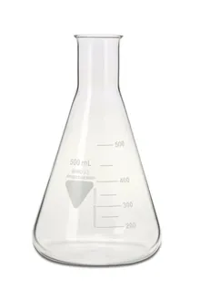 Balon Erlenmeyer RASOTHERM cu gât îngust, 500 ml, 10 bucăți