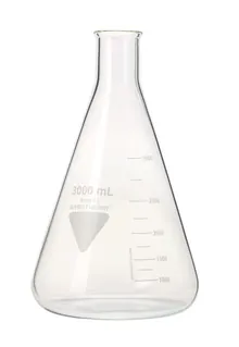 Balon Erlenmeyer RASOTHERM cu gât îngust, 3000 ml, 1 bucată