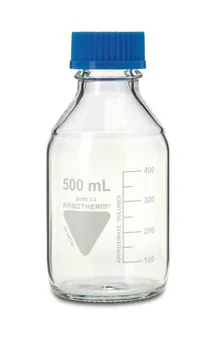 Sticlă RASOTHERM din sticlă transparentă cu filet, 500 ml, 10 bucăți