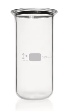 Pahar Berzelius cu flanșă plată, DURAN®, DN120, cu canelură, 3000 ml, 1 bucată