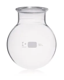 Balon cu fund rotund FF, DURAN®, DN100,, cu canelură, 10.000 ml, 1 buc.