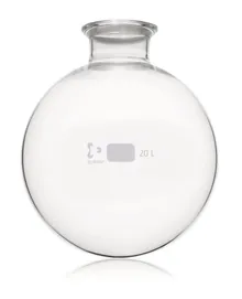 Balon cu fund rotund FF, DURAN®, DN100,, cu canelură, 20.000 ml, 1 buc.