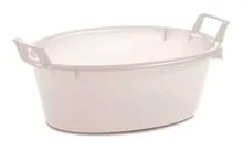 Cadă ovală, PP, albă, 16 l, 1 bucată