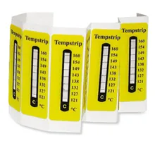 Benzi de măsurare a temperaturii -, ireversibile, domeniu de măsurare 121-160 °C