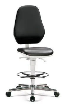 Scaun de cameră curată Comfort, Piele artificială, înălțime șezut, 690-930 mm, 1 unitate(ăți)