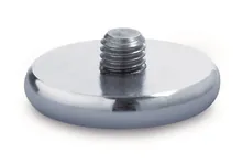 Placă de bază pentru stative cu grilă, Ø 50xH8mm, cu șurub filetat M12, L17mm., 1 bucată(ți)