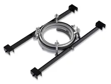Montură cu flanșă plată pentru stative cu grilă, DN100, L 35.3 cm, 1 bucată(ți)