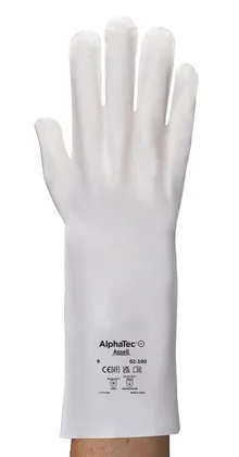 Mănuși de protecție chimică AlphaTec® 02-100, Mărimea 6, lungime 380 mm, 1 pereche