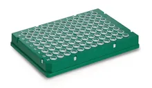 Placă PCR cu 96 godeuri, cadru rigid, Low, verde, cadru întreg, 50 buc.