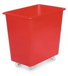 Cadă cu role, LDPE, 660 x 432 x 670 mm, 1 bucată