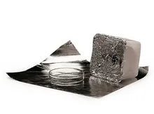 Folie de aluminiu ROTILABO®, Grosime 30µm, lățime 80mm, lungime 80mm, 1000 bucăți