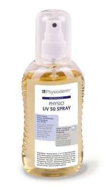 Protecție UV pentru piele - PHYSIO UV 50 SPRAY, SPF 50, flacon cu pulverizator, 200 ml, 1 buc.
