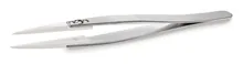 ROTILABO® pensetă ceramică, Cu mâner din oțel inoxidabil, dreaptă, vârf 0.3mm, 1 bucată