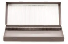 Cutie de depozitare, PS, cu capac, L 98 x B 83 x H 38 mm, 25 lame, 4 bucăți
