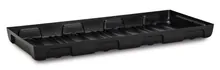 Tavă de colectare pentru butoaie mici, PE, 130x60 cm, capacitate de reținere 44 l