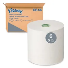 Prosop rolă Kleenex 6646, hârtie Airflex, 1 strat, 19.1 cm x 250 m, 6 role