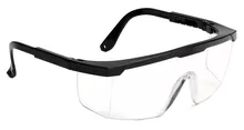 Ochelari de protecție BL130, ramă neagră, lentilă clară, filtru UV, 1 bucată