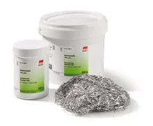 Lână de aluminiu, aprox. 99 %, grosieră, 500 g, plastic