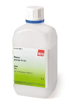 Apă purificată, Ph.Eur., USP, 10 l, plastic