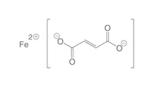 Fumarat de fier(II), min. 97 %, pentru biochimie, 500 g, plastic