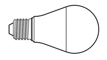 Bec LED E27, 7 W, pentru lampă de birou Study, 1 unitate