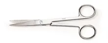 Foarfecă, ascuțită-ascuțită, oțel inoxidabil, lungime 140 mm, 1 buc.