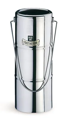 Recipient Dewar, 1000 ml, cilindric, oțel crom-nichel, Ø interior 85 mm
