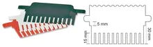 Pieptene ROTIPHORESE® PROclamp MINI, grosime 2.0 mm, 8 godeuri, 120 µl, 1 bucată
