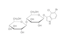 5-Bromo-4-cloro-3-indoxil-beta-D-, celobiozidă, min. 99 %, biochimie, 50 mg