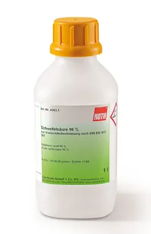 Acid sulfuric, 2.5 l, sticlă, 96 %