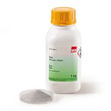 Cuarț, min. 99 % pulbere, până la 125 µm, 1 kg, plastic
