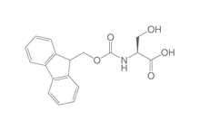 Fmoc-L-Serină monohidrat, PEPTIPURE®, min. 98 %, pentru biochimie, 5 g, sticlă