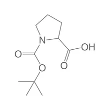 Boc-L-Prolină, PEPTIPURE®, min. 98 %, pentru biochimie, 25 g, sticlă