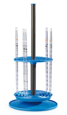 Suport Rotilabo®-pipette, PP, rotativ, 94 orificii, H 470 x Ø 230 mm, 1 bucată