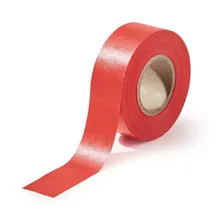 Bandă Roti®-Tape-marking, roșie, L 12.7 m, l 13 mm, Ø interior 2.54 cm, 1 rolă