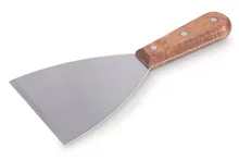 Spatulă, oțel inoxidabil 18/0 (1.4016),, mâner din lemn, lamă 11.5 x 10 cm