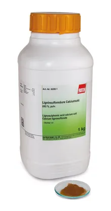 Sare de calciu a acidului lignosulfonic, min. 93 %, pulbere, 1 kg, plastic