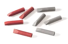 Ștergătoare Rotilabo®-rubber, cauciuc natural, în formă de tijă, gri, tije de sticlă Ø 5 - 6 mm