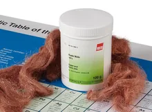 Lână de cupru, aprox. 99 %, 500 g, plastic