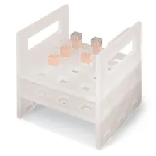 ROTILABO®-cuvette rastel, p. 12 cuvete, L 115 x W 110 x H 105 mm, 1 unit(s)