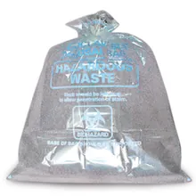 Sekuroka®-disposal pungi, PP 40 µm, cu avertisment Biohazard, L 600 x l 780 mm