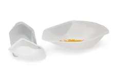 Bărci de cântărire de unică folosință, PS, de culoare naturală, L 57 x l 41 x H 8 mm