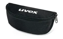 Husă ochelari, de la UVEX, neagră, carcasă robustă pentru ochelari cu brațe de la UVEX, 1 bucată