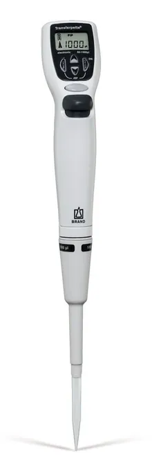 Pipetă microlitrică Transferpette® electronică, de la BRAND, cu alimentator