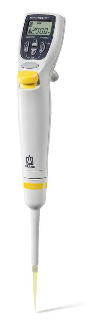 Pipetă microlitrică Transferpette® electronică, de la BRAND, fără alimentator, 2-20 µl