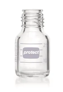 Sticlă cu filet, DURAN® Protect, fără inel de turnare și capac, 25ml