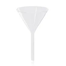Rotilabo®-funnel, margine interioară Ø 100 mm, cu tijă scurtă, sticlă borosilicată