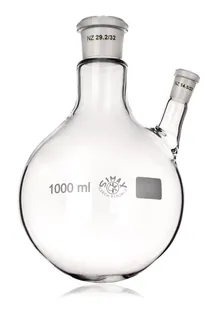 Rotilabo®-double balon cu fund rotund și un gât, 2000ml, sticlă borosilicată