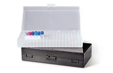 Cutie Rotilabo®-storage, PP, neagră, 200 orificii, pentru Ø până la 12 mm, 1 bucată