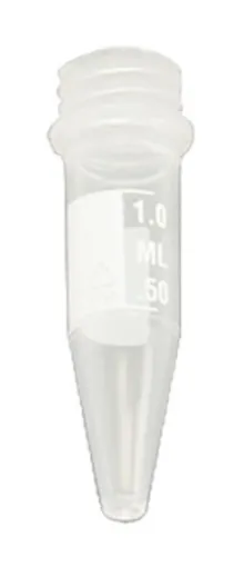 Flacoane de reacție, fără capac, PP, vol. 1.5 ml, conice, 1000 bucăți